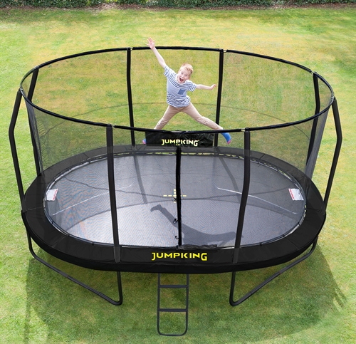 Jumpking Oval Black - 460 x 305 cm