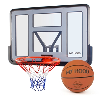 My Hood Basketkurv Pro på plade inkl bold